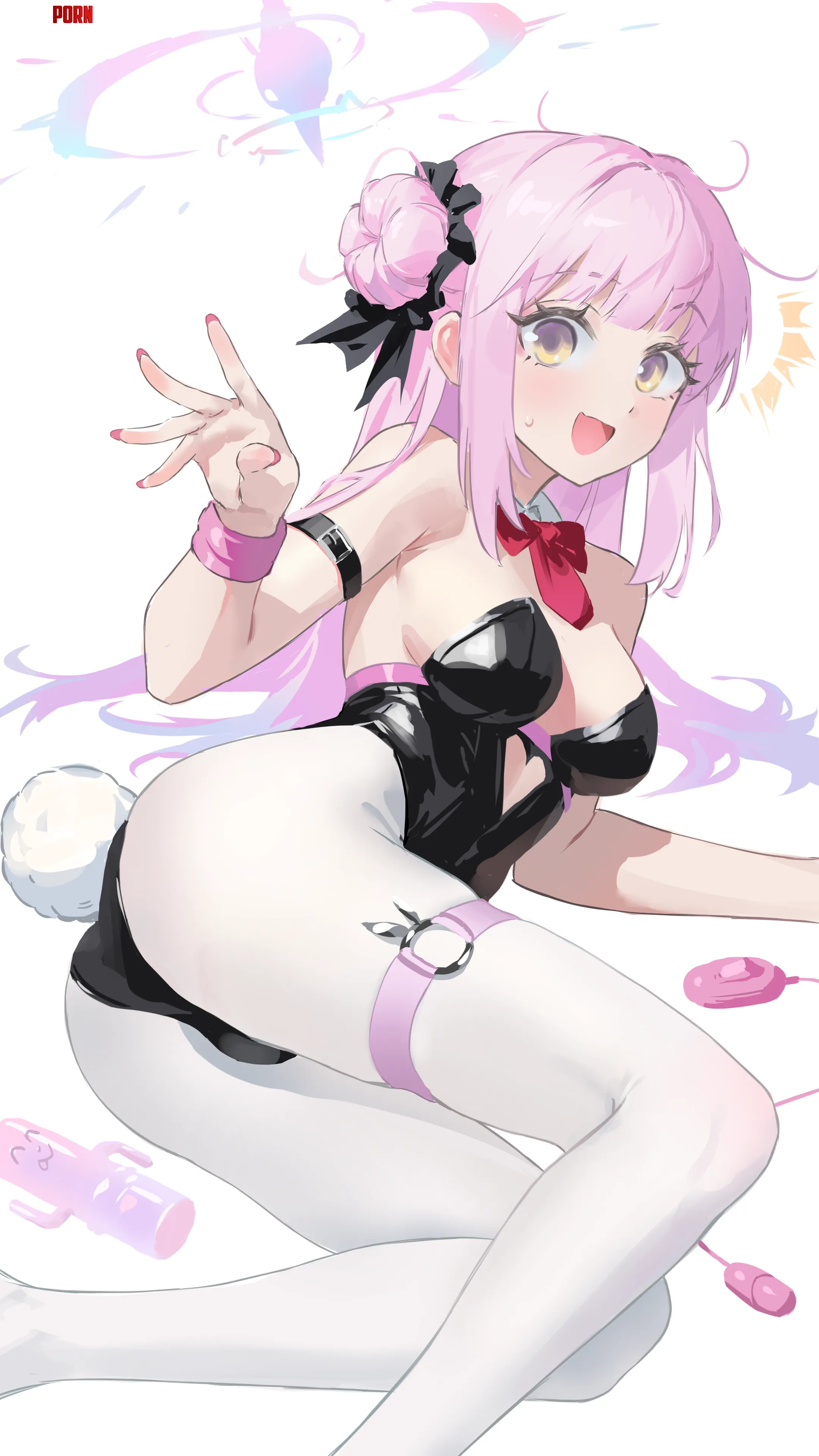 Rabbit Hole Mika shortofugar Blue Archive by llamanatee