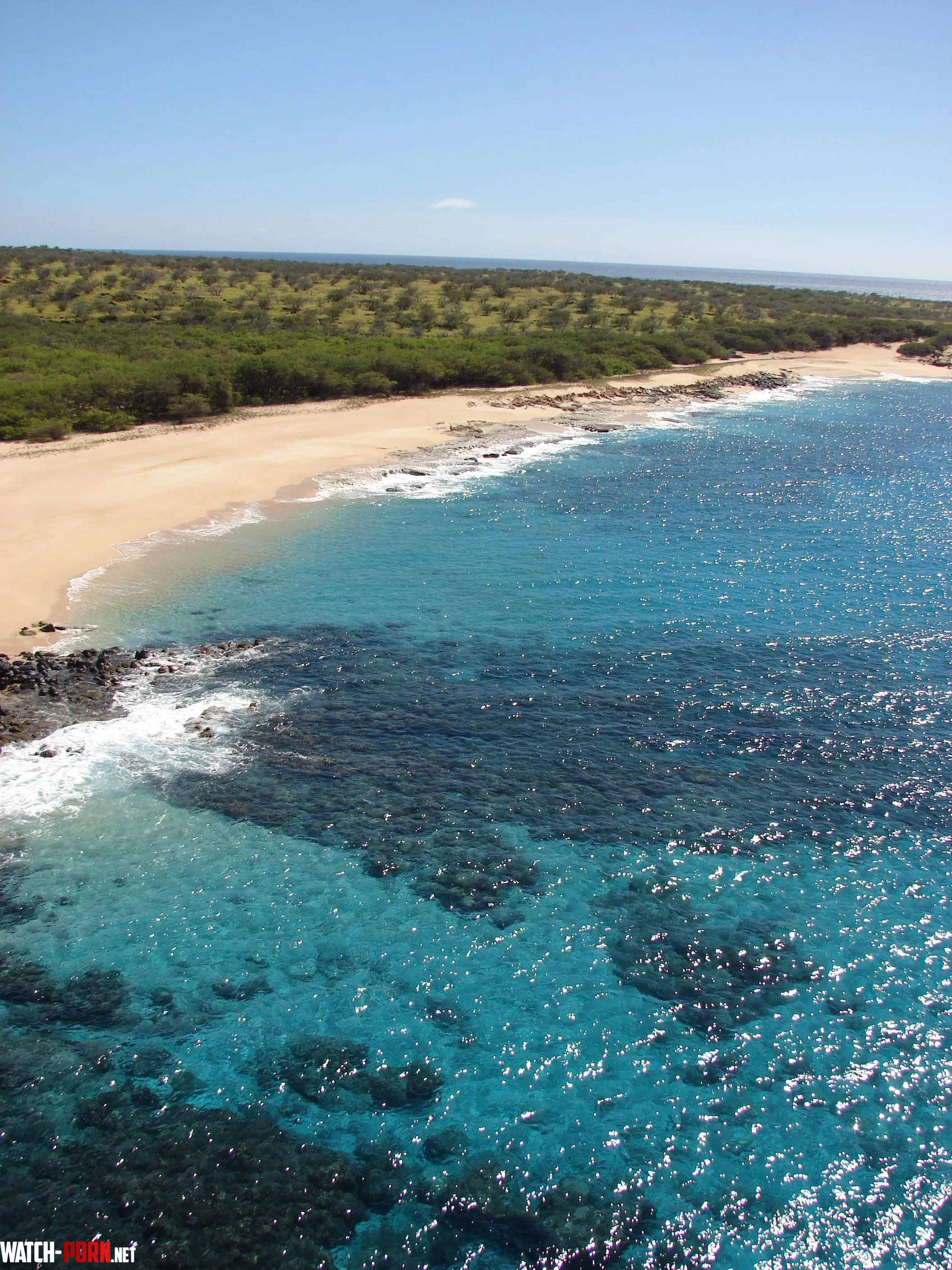 Pristine beach in Kahoolawe Hawaii  by colapepsikinnie