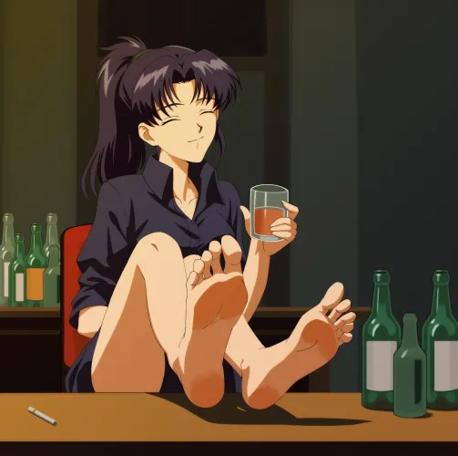 Thumbnail Exploring Cosplay Pleasures: Misato Katsuragi in Rule34Feet by ConstanceiaDelicate