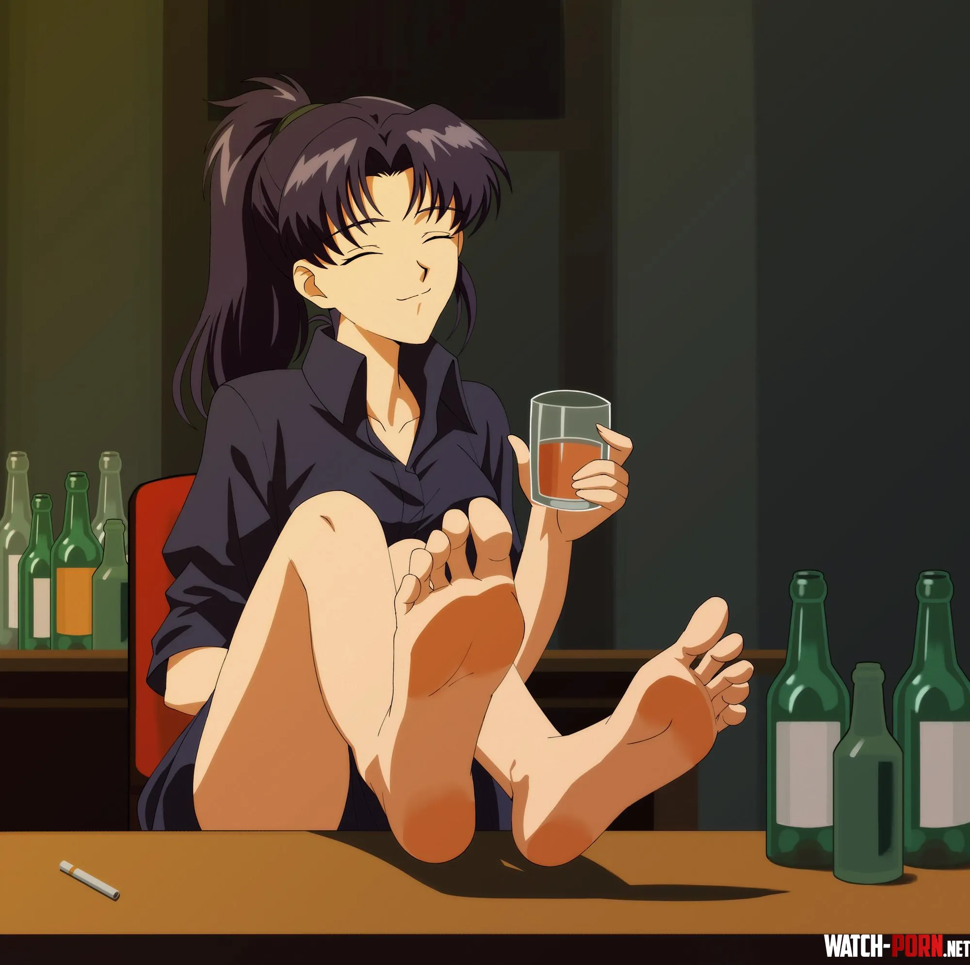 Misato Katsuragi Neon Genesis Evangelion by ConstanceiaDelicate