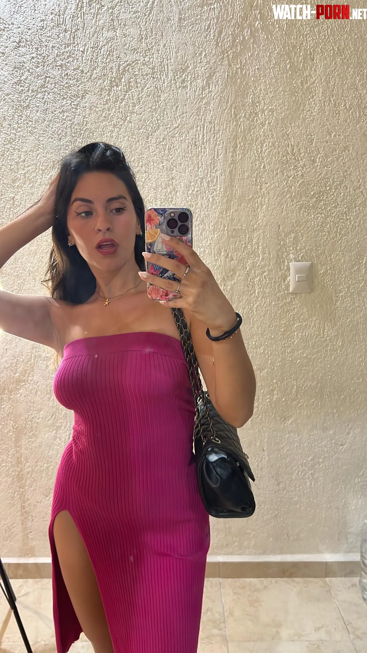 hope you like how i look in this pink one  by Princess_Lavin18