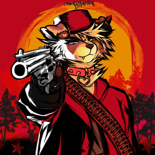 Thumbnail Furry Fantasy: RDR2 Splash Art by Ananihsu for Furry Enthusiasts