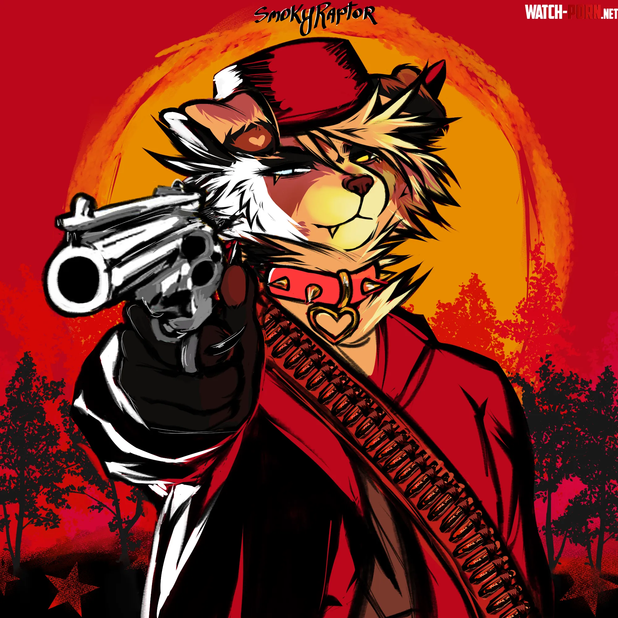 RDR2 splash art for my bff Art by me by Ananihsu