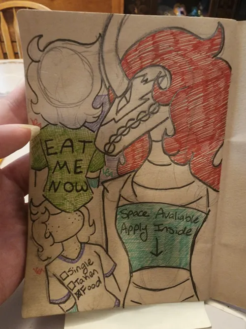 Thumbnail Exploring Vore Aesthetics: Art by LimeGreenArt