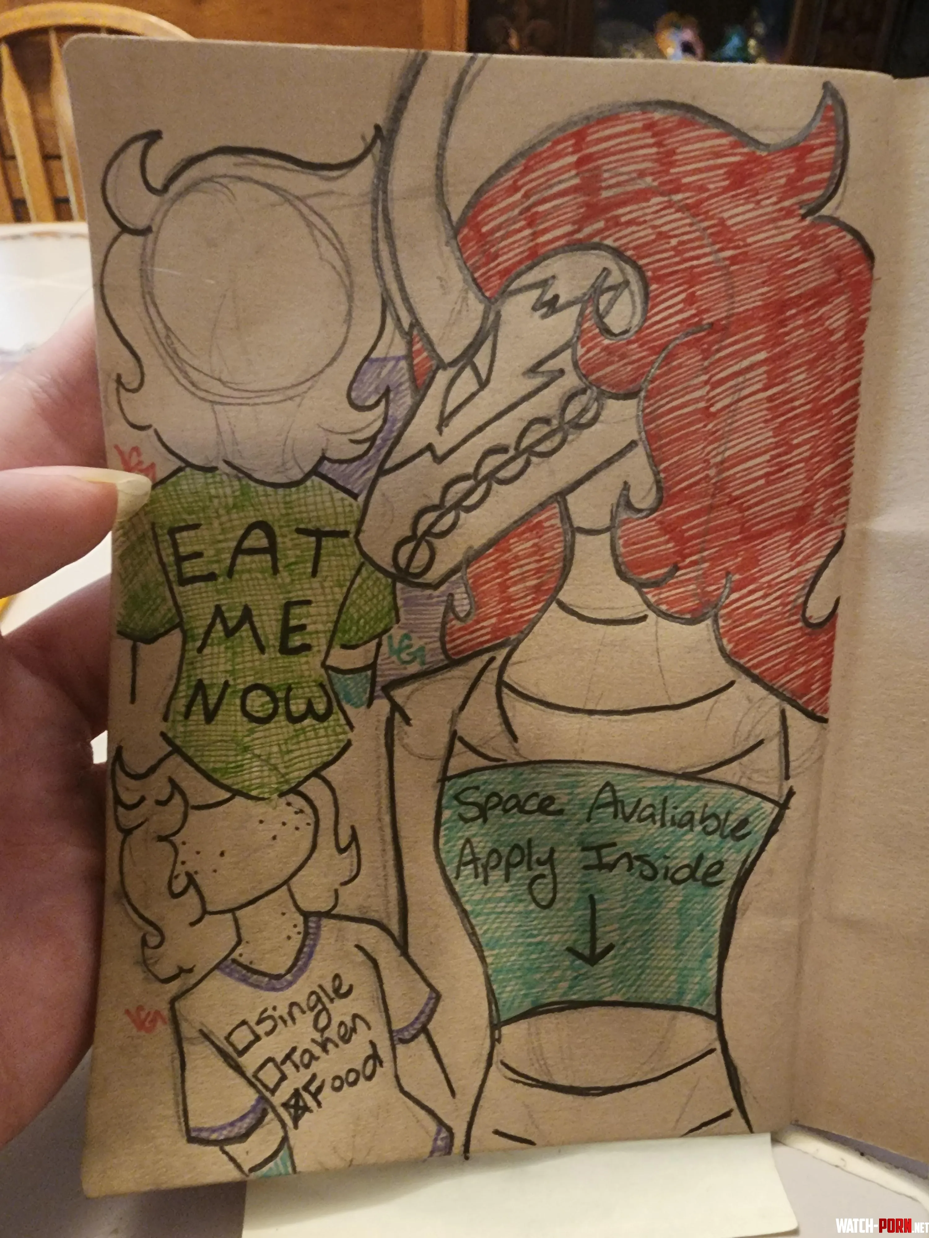 Image More Vore Fashion art by myself oral vore implied vore by LimeGreenArt