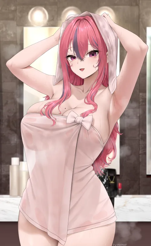 Thumbnail Bremerton's Bath Time: BigAnimeTiddies Unveiled | llamanatee