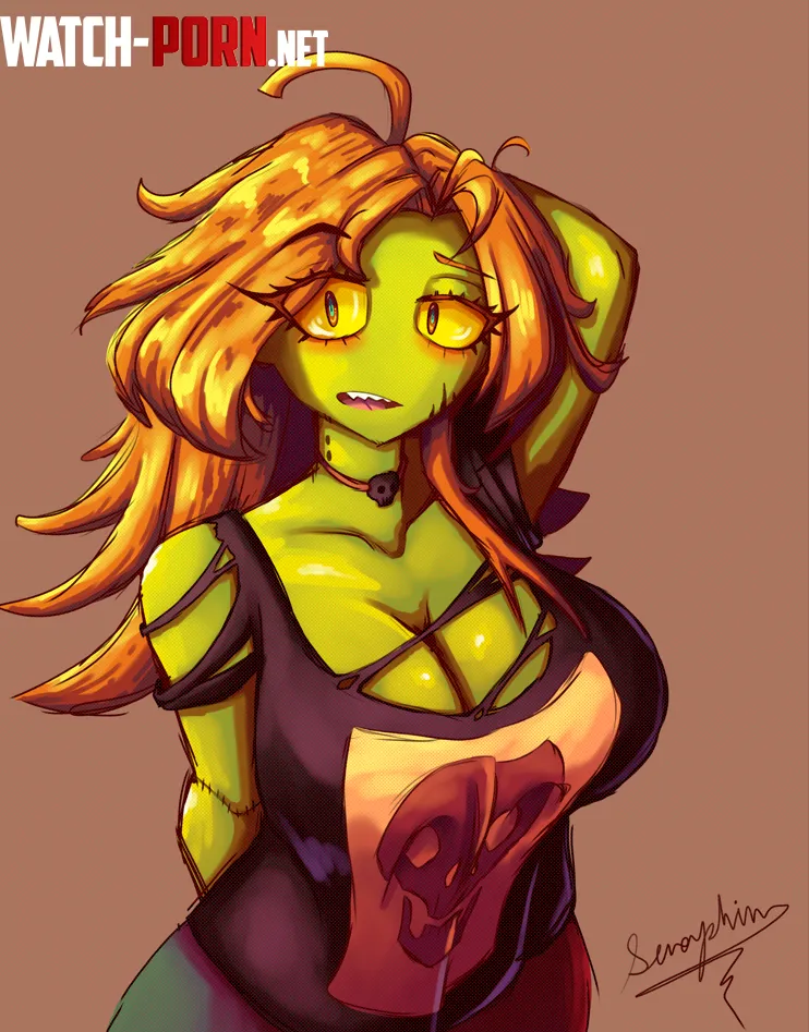 Zombie OC I did named her Zoey but I think that name is used a lot by Mundane_Parfait2560