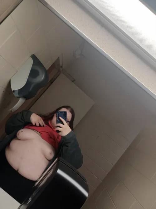 Thumbnail Secrets at Work: Bathroom Pics by krp9999 in BBW Category