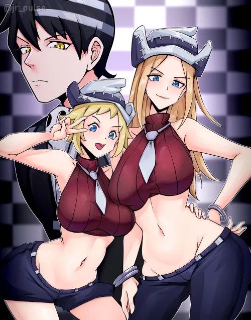 Thumbnail Liz and Patty's Soul Eater Adventure: BigAnimeTiddies Fun | No_Stay_7237
