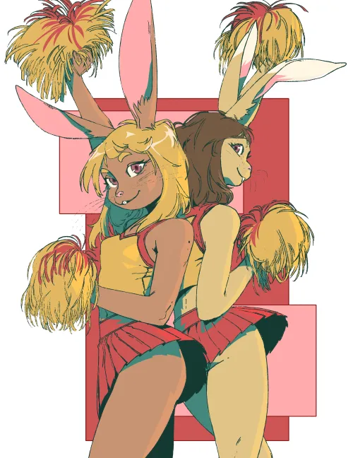 Thumbnail Cheer Buns Delight: A Furry Fantasy by NonNewtonianNala | furry