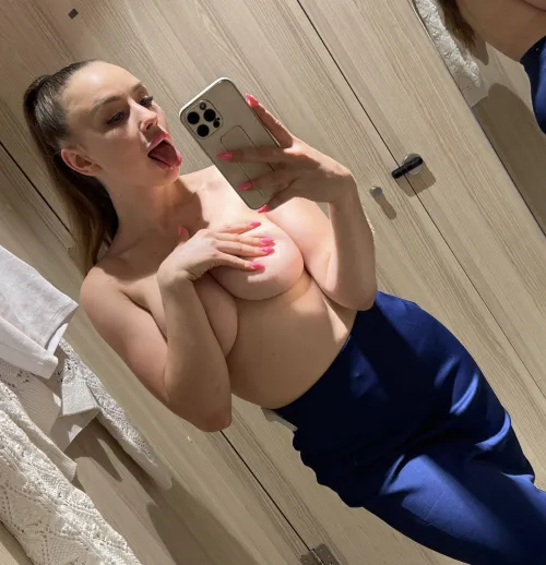 Thumbnail Spread My Boobs and Fu*k Them - Dive into AlexaKkiss's Brunette World