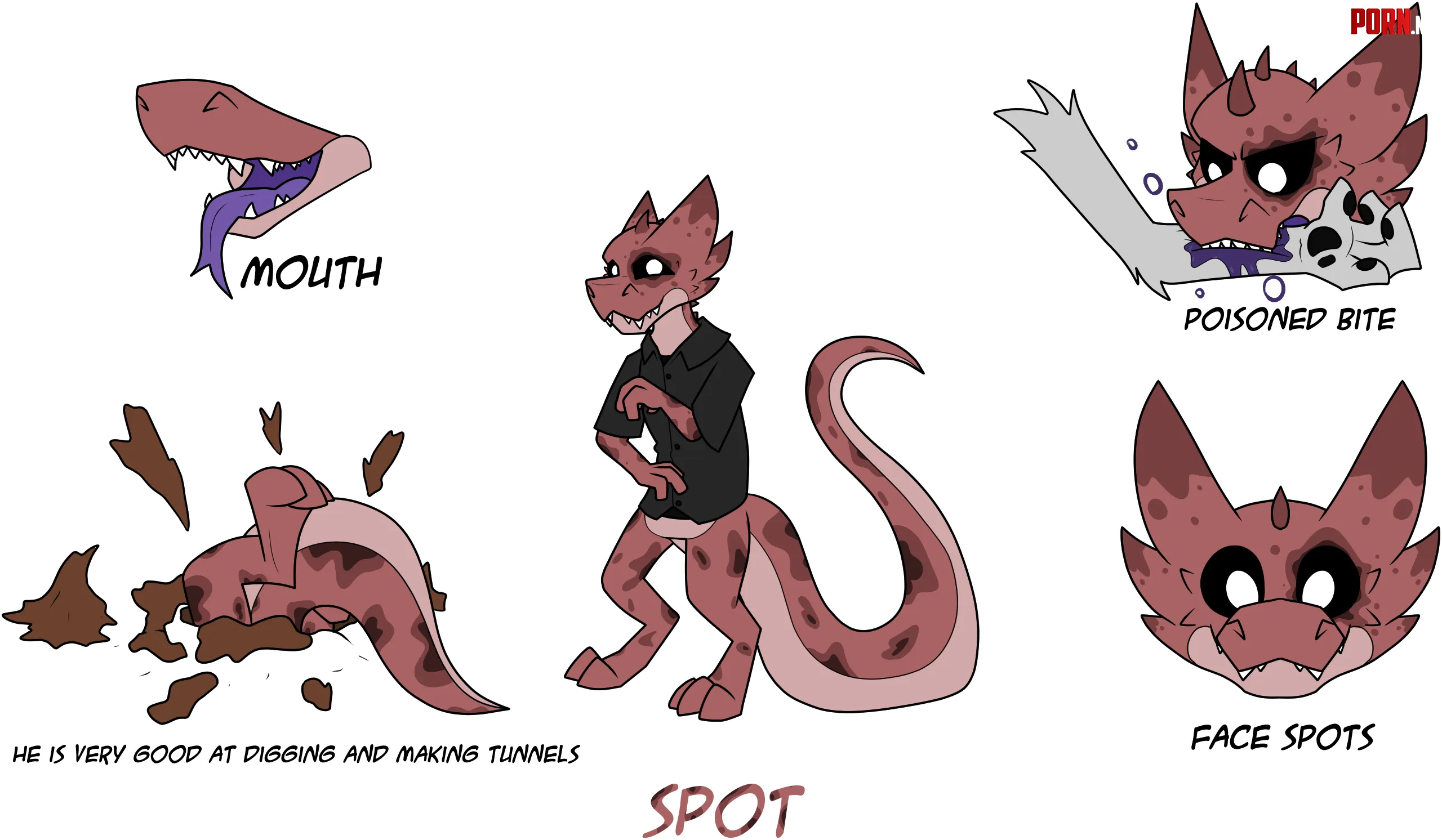 Suggestions to improve his design Kobold by TheRedFoxxo