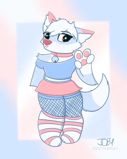 Thumbnail Festivejoey's Unique Blahaj Artwork: A Furry Visual Treat