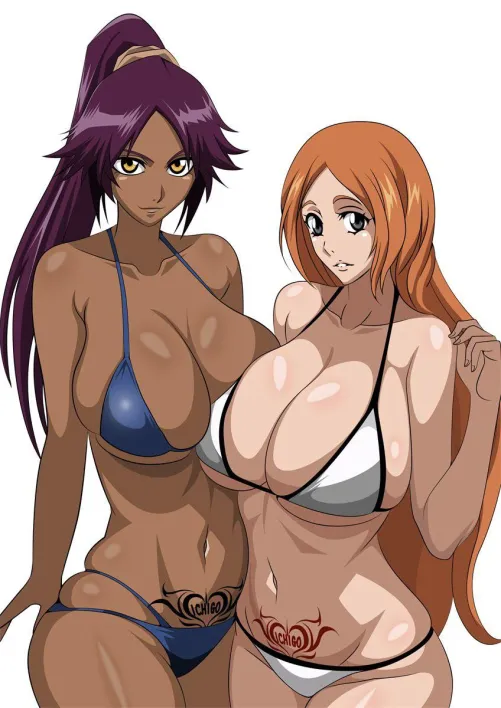 Thumbnail Yoruichi & Orihime: Sensual Art of Bleach