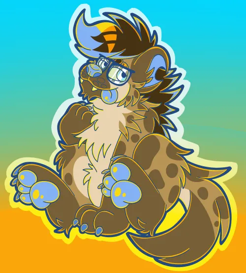 Thumbnail I Drew My Yeen Art by Me - VaporwaveDoggie | Furry Category
