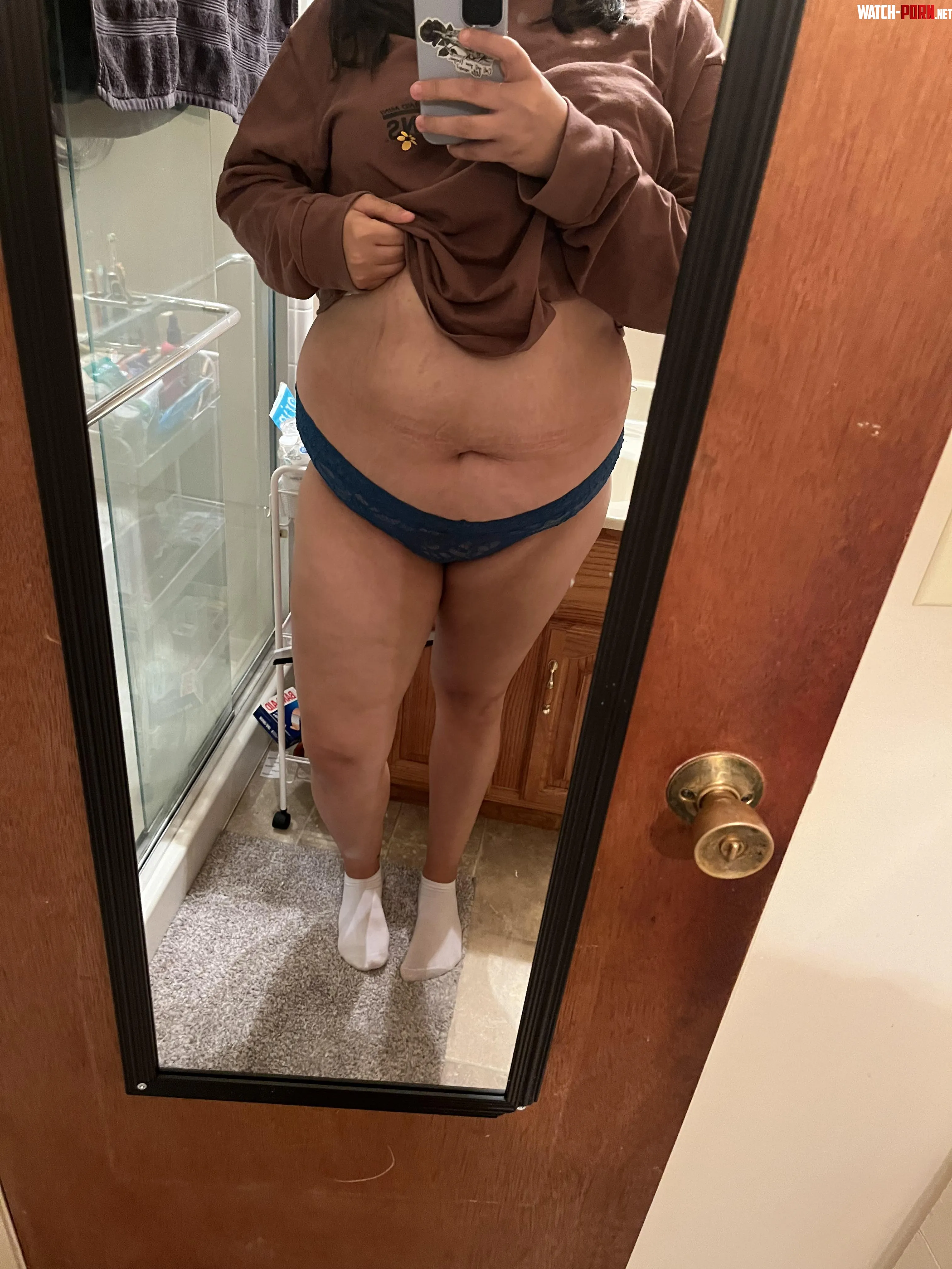 I ate so much last night you can see how tight my pants were  by Electrical-Split-544
