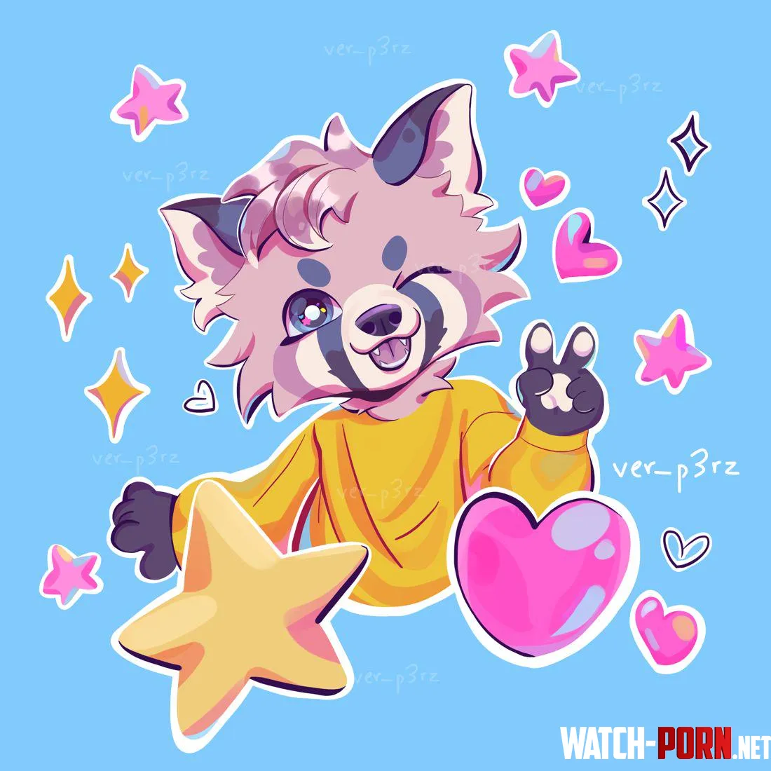 Chibi commission I did for Cupcayk by ver-p3rz