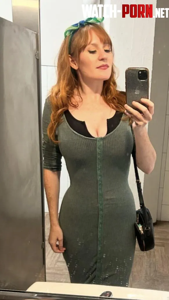 Curvy Green Dress by Lonkane