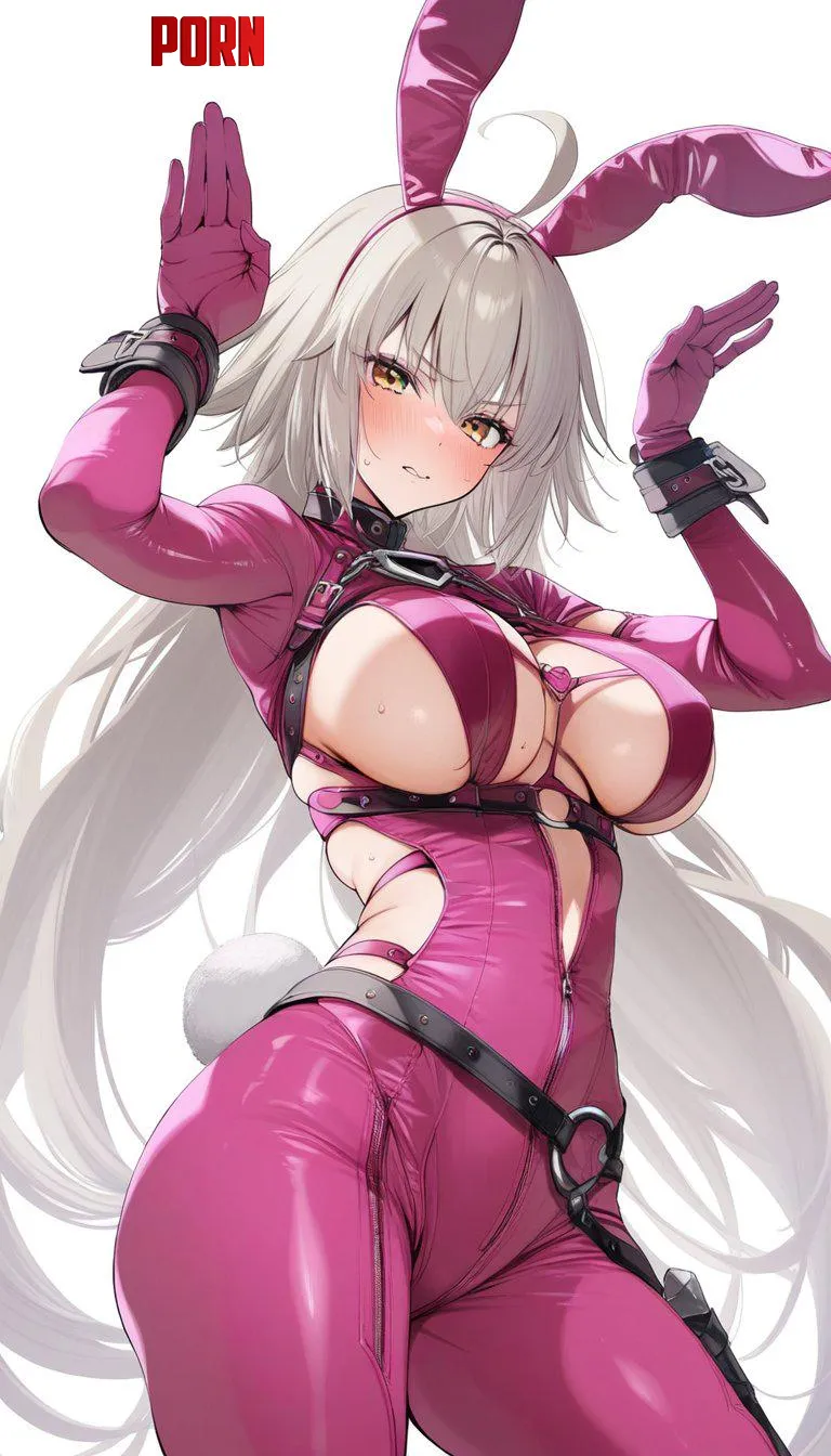 Pink Bunny Jalter FateGO by CheetahSperm18