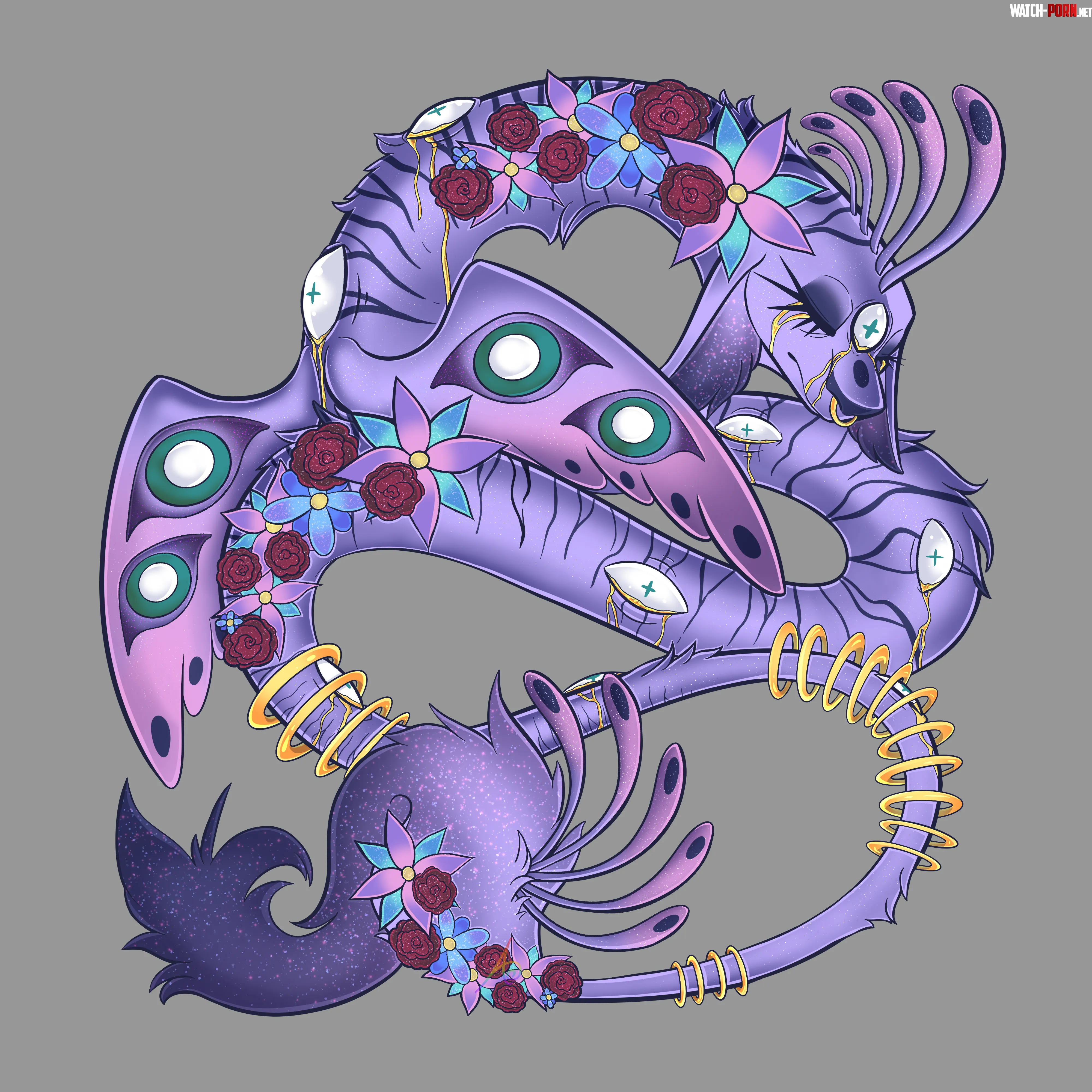 Disguised in Flowers by FuzzBitWolf95