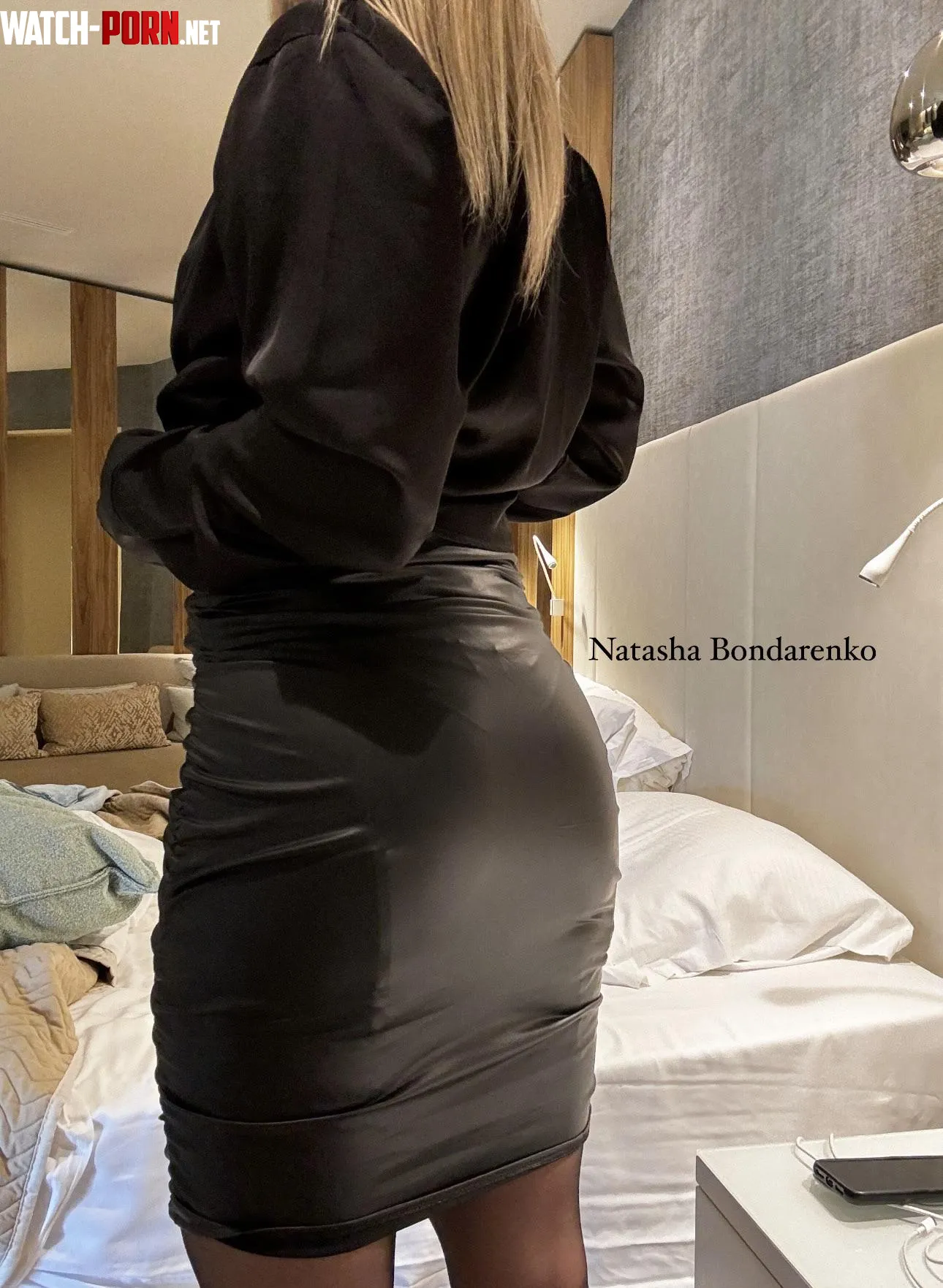 Leather skirt  by NatyBond_OF