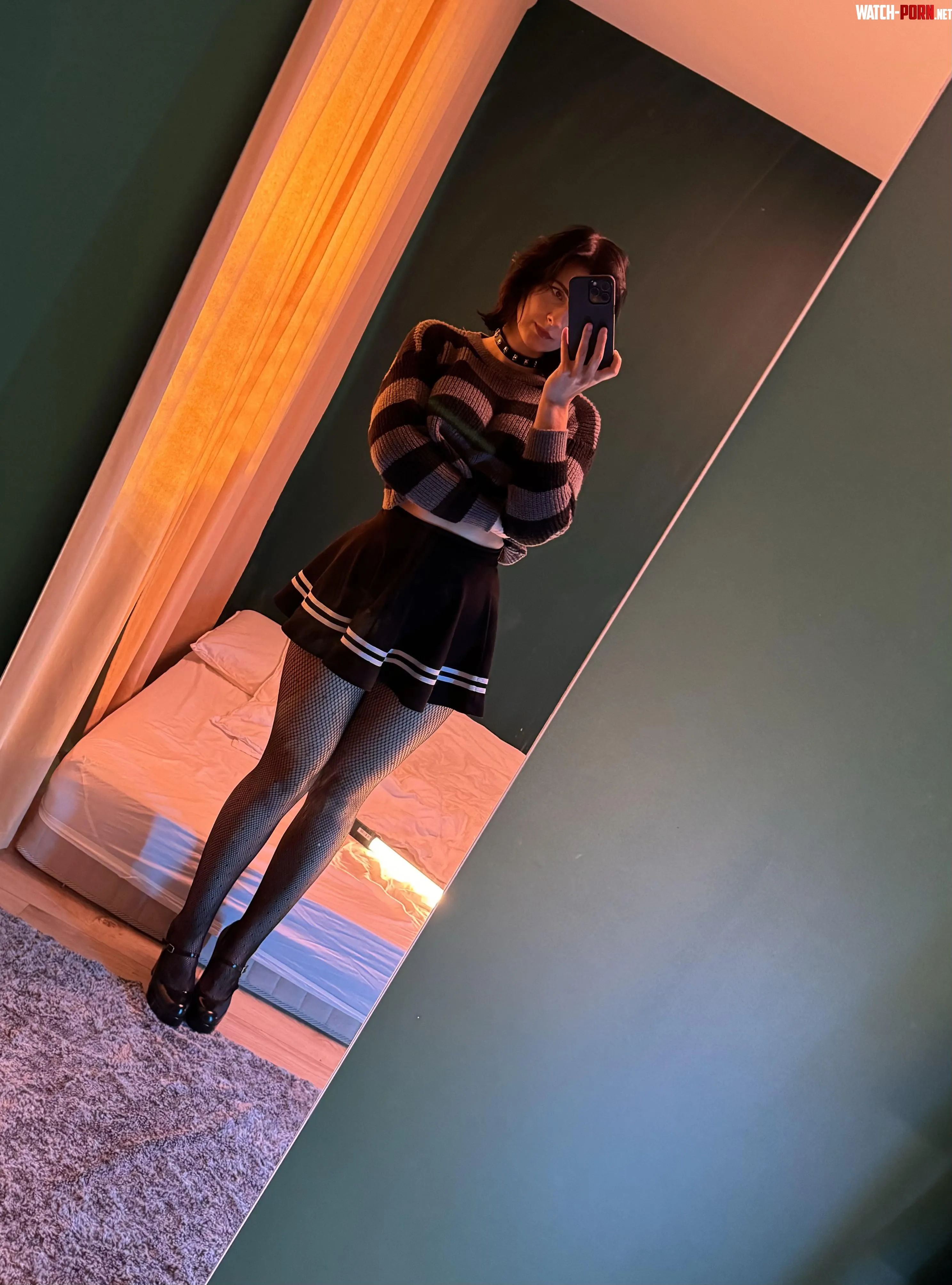 Short skirt so you can see more of my legs  by mikomiaumiau