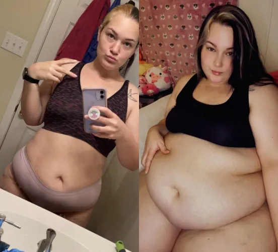 Thumbnail Weight Gain Journey: Belly Issues in Panties by NannyNarwhal
