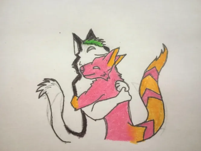 Thumbnail Admire Dismal_Echidna560's Drawing with Boyfriend's Fursona