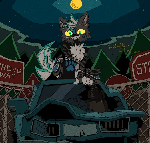 Thumbnail Introducing Sollus the Hyena by MrTrolyMoly