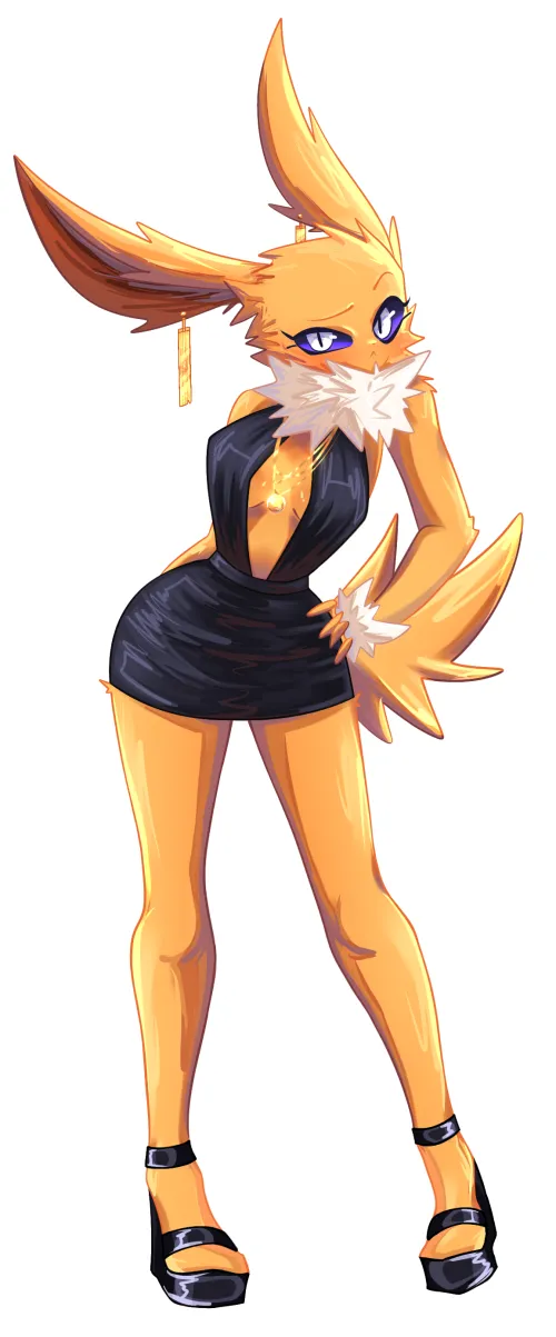 Thumbnail Explore Fuyii7's Pokemon Art with Dresses: A Furry Collection