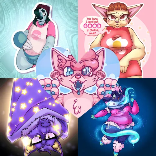 Thumbnail Commissions Open for Furry Art: FOR HIRE by gspaepro34