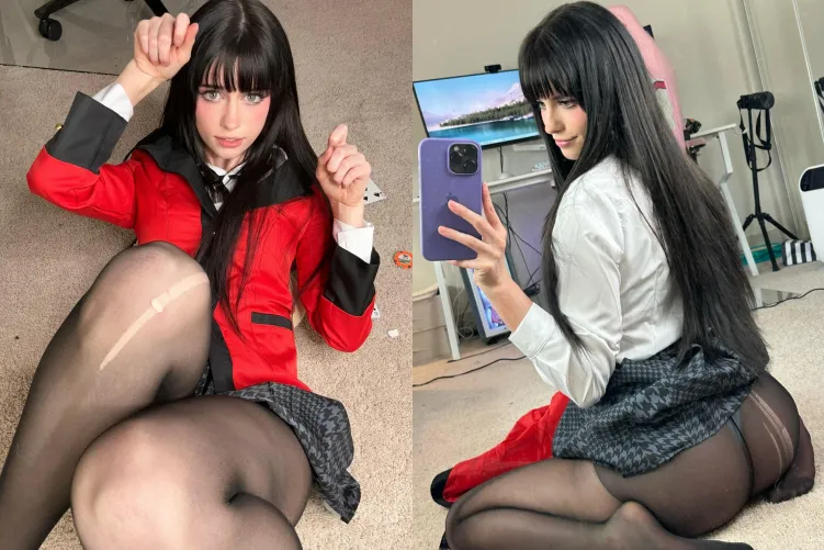 Thumbnail Jabami Yumeko's Charm: Soogsx's Captivating Cosplay | cosplaybutts