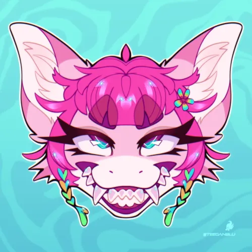 Thumbnail Mastering Front-Facing Shark Furries: Teeganblu's Artistic Journey