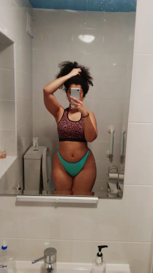 Thumbnail Worked Out Time to Take Shower by TaDahPromo in croptopgirls Category