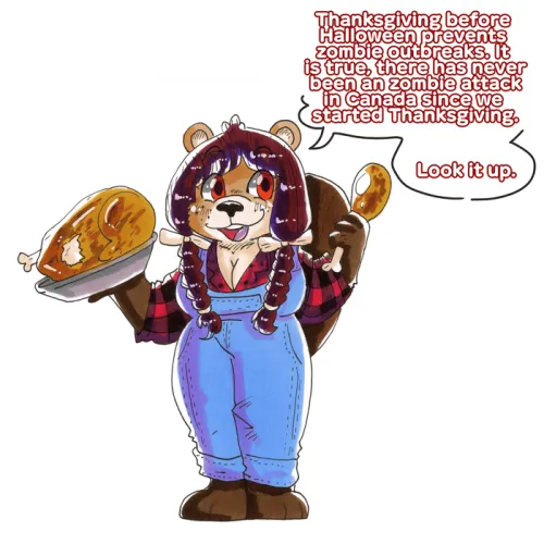 Thumbnail Happy Thanksgiving in Canada by Andross_Darkheart | Furry Category