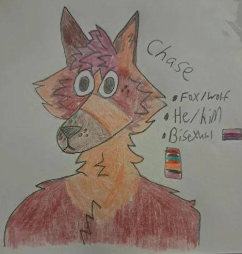 Thumbnail Meet Chase, My Fursona: Artistic Creation by MadBeanBoy1