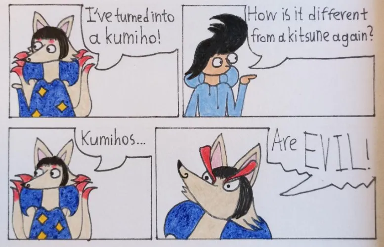 Thumbnail Kumiho Art by Me | Furry Category by MrMoor2007