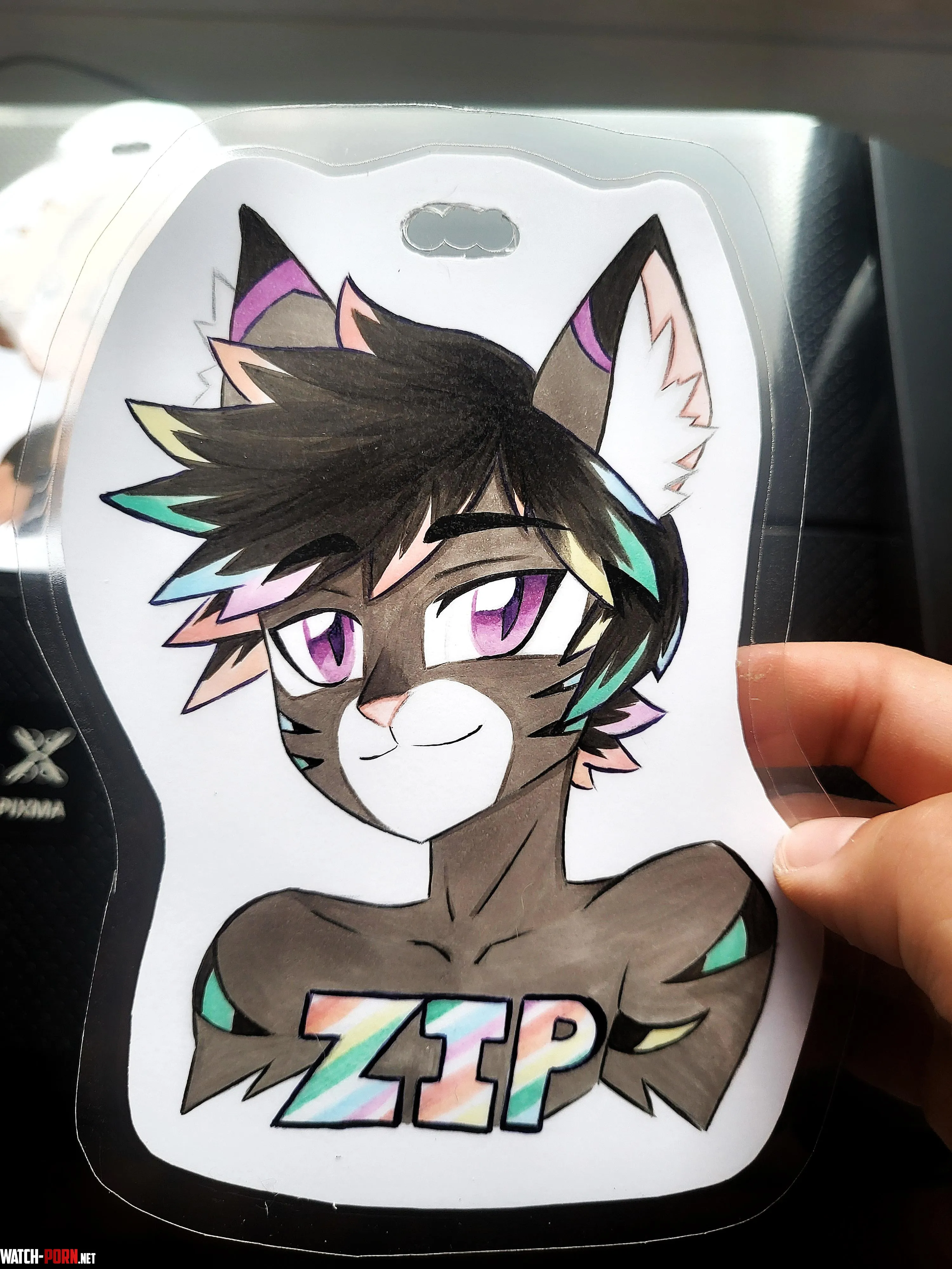 Zip badge art by me by victorgrovearts