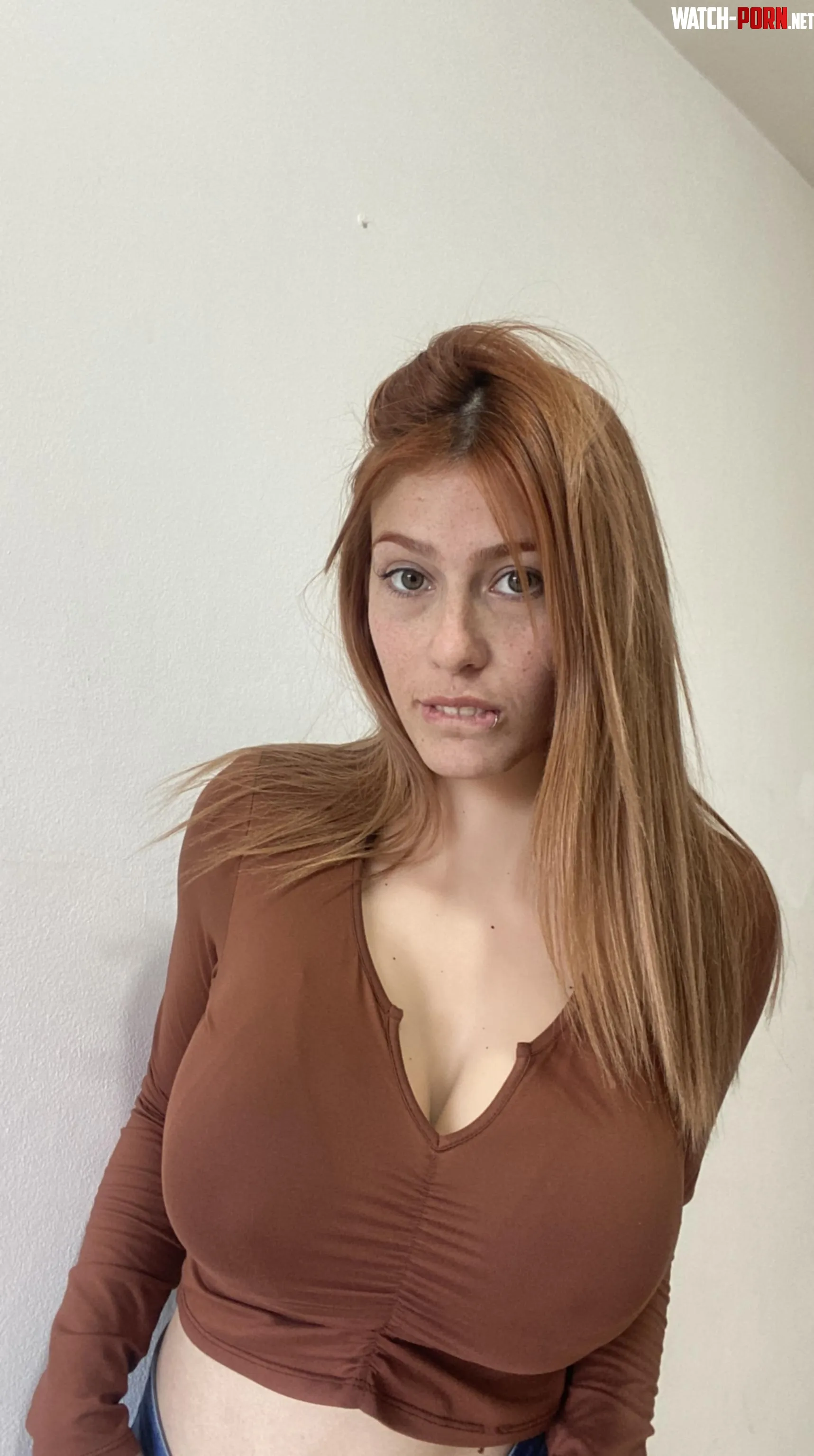 a redhead with great attributes by HarmoniousEcho_
