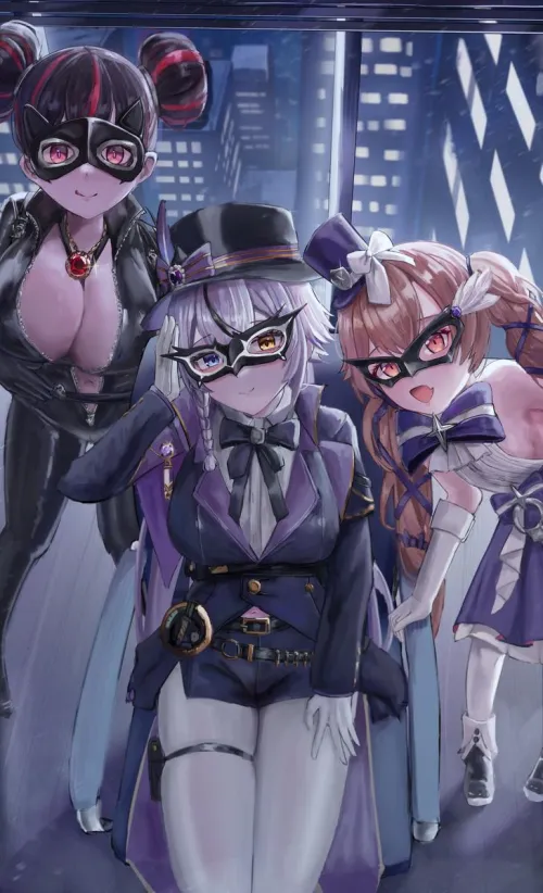 Thumbnail Unveiling the Three Phantom Thieve Nikke by Bulky_Wasabi5882