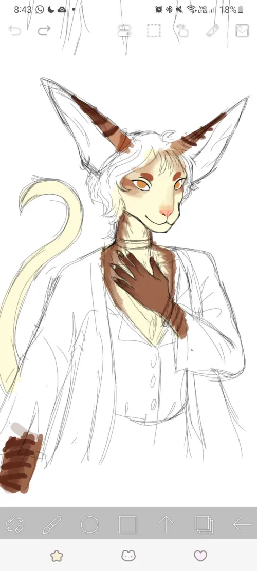 Thumbnail Discover the Art Process of Longsnouted Cat by Edmondghost