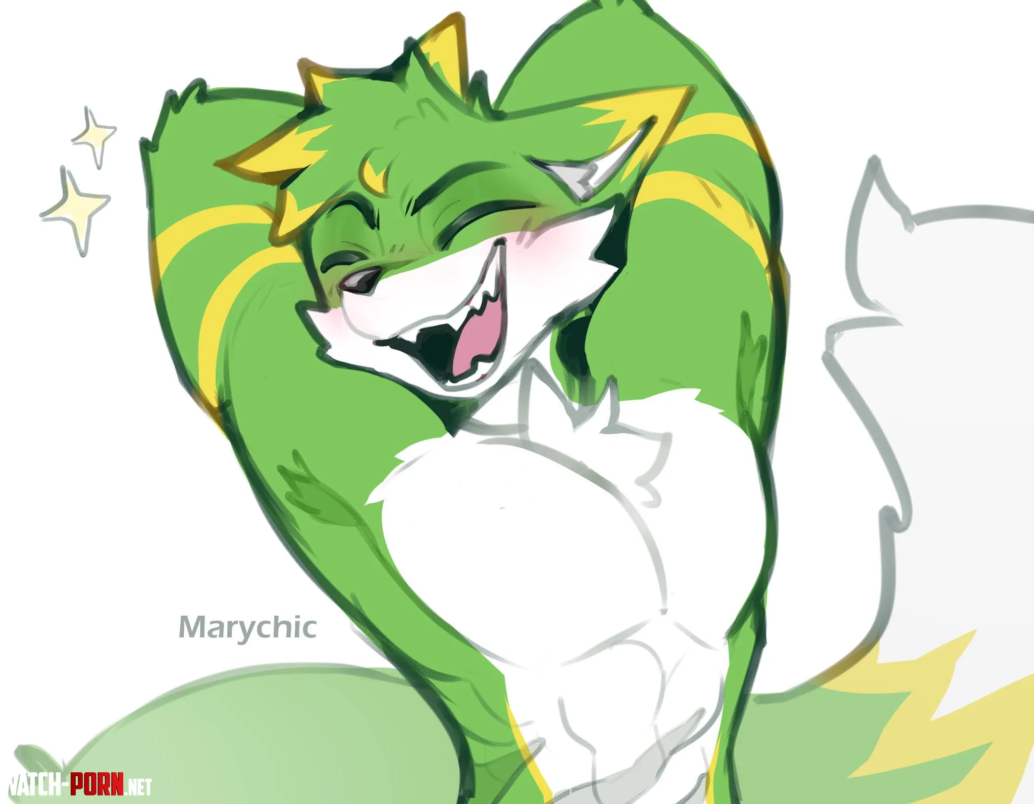 Morning stretches lt3 Art by me by Marychic3908