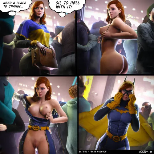 Thumbnail Bare Urgency Batgirl from Gotham Knights by Akkonsfw: Sizzling Rule34 Content