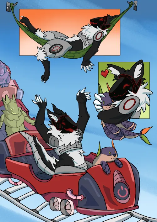 Thumbnail Character Sketch Commission: H00NEYMOON Introduces rafa 3 in the World of Furry Art