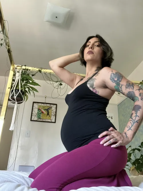 Thumbnail Indulge in PreggoPorn: Laying Down with Intimacywithv