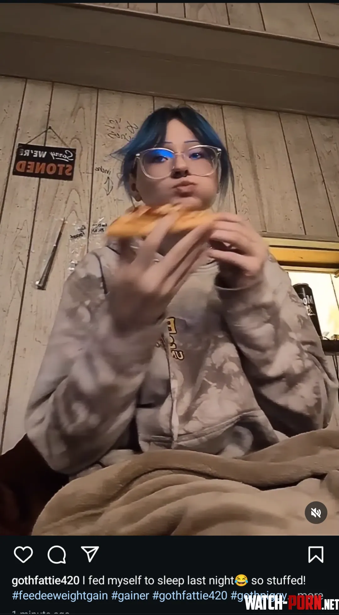 Ungothed goth girl feeds herself to sleep  by Gardening_Baker_710