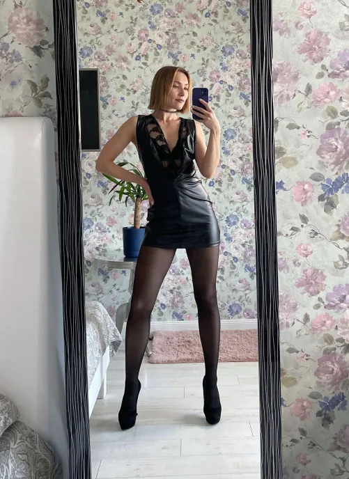 Thumbnail Statement Piece Alert: Unveil 'My Leather Dress' by FlexyF0x