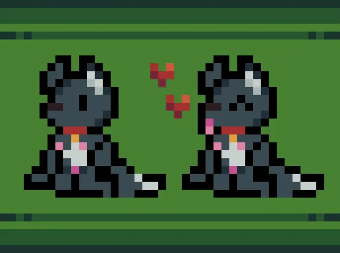 Thumbnail Obedient Wolfy: noshecats' PixelArtNSFW Submission