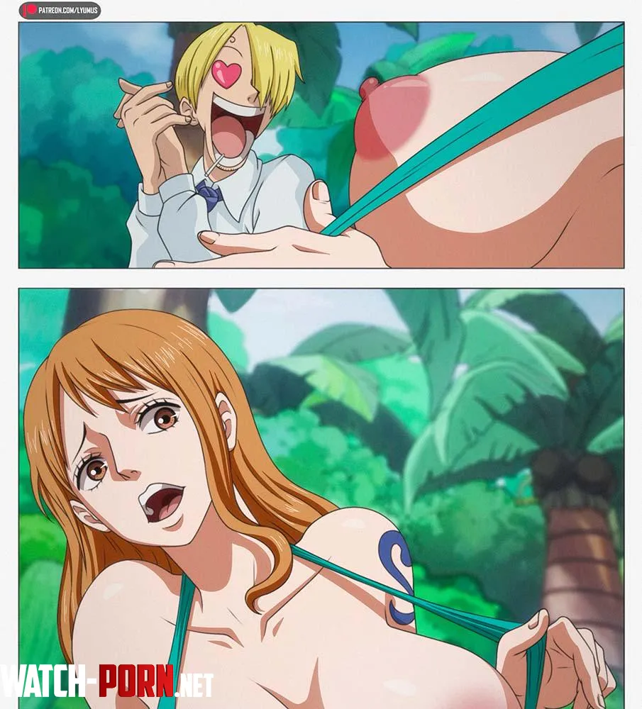 Nami and sanji lyumus by Naddamirahal