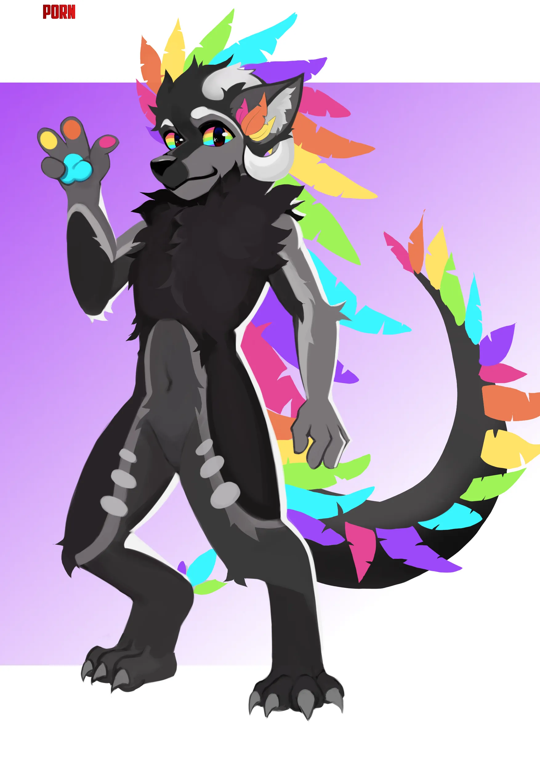 The rainbow guy Commission by me by Kazuyoshiii_